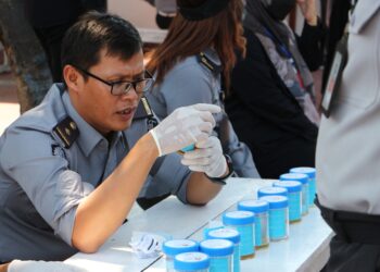 Lapas I Madiun Gelar Tes Urin Secara Acak untuk Cegah Penyalahgunaan Narkotika