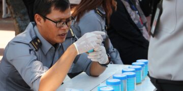 Lapas I Madiun Gelar Tes Urin Secara Acak untuk Cegah Penyalahgunaan Narkotika