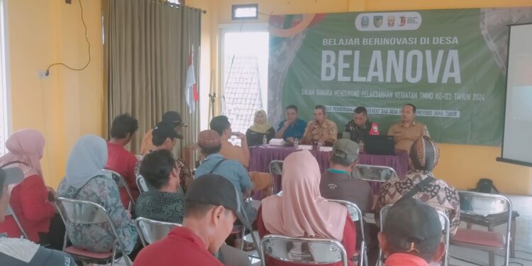TMMD 122 Kodim 0809/Kediri Bersama DPMD Provinsi Jatim Berikan Edukasi Belanova