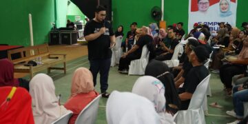 Kampanye Di Wates, Cabup Mas Dhito Borkomitmen Selesaikan Persoalan Guru Honorer