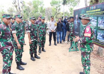 Aster Kasad Mayjen TNI Joko Hadi Susilo Kunjungi Titik Sasaran TMMD 122 Kodim 0809/Kediri