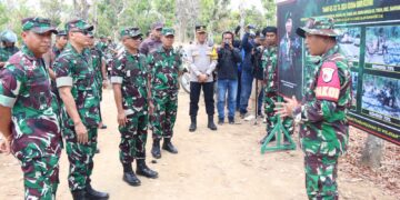 Aster Kasad Mayjen TNI Joko Hadi Susilo Kunjungi Titik Sasaran TMMD 122 Kodim 0809/Kediri