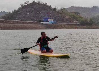 Usung konsep edu tourism dan spot tourism, Waduk Wonorejo Tulungagung kenalkan wahana paddling