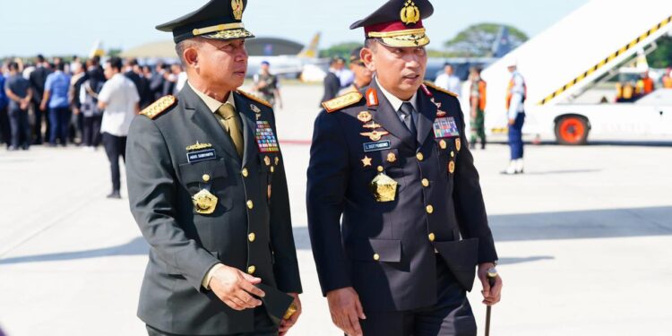Panglima TNI Hadiri Acara Pelepasan Presiden Ke-7 Jokowi Dan Penyambutan Presiden Terpilih Prabowo