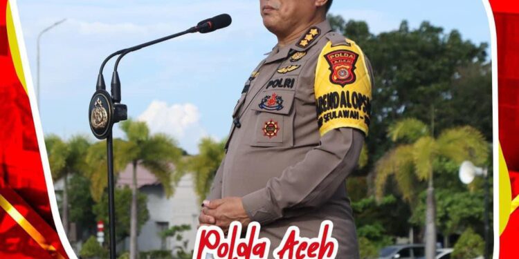 Polda Aceh Gelar Apel Pengamanan Pelantikan Presiden