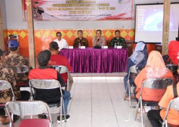 Tingkatkan Kapasitas Lembaga Desa, TMMD 122 Kodim 0809/Kediri bersama DPMPD Kab. Kediri Gelar Sosialisasi