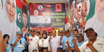 Projo Kota Kediri Deklarasi Dukung Mbak Vinanda-Gus Qowim
