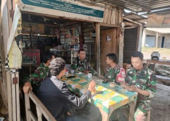 Berkah TMMD 122 Kodim 0809/Kediri, Warung Makan Bu Sutiyem Laris Manis