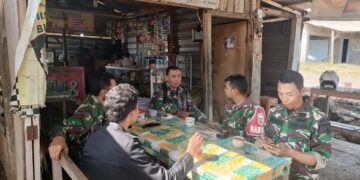 Berkah TMMD 122 Kodim 0809/Kediri, Warung Makan Bu Sutiyem Laris Manis