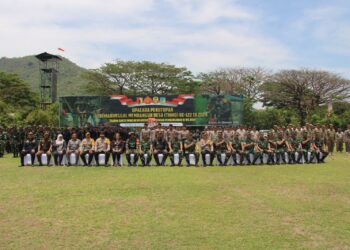 Jenderal TNI Maruli Simanjuntak Pimpin Upacara Penutupan TMMD Ke-122 Di Brigif Kediri