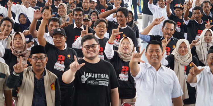 Partai Gerindra Yakini Dhito-Dewi Bisa Menjadi Perpanjangan Tangan Pemerintah Pusat