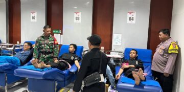 Ratusan Pendekar Pencak Silat PSHT Kota Kediri Gelar Donor Darah dan Aksi Bersih Lingkungan, Ini Tujuannya
