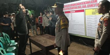 Astama Ops Kapolri Tinjau Posko Kemanusiaan Polda NTT, Pastikan Kesiapan Bantuan untuk Korban Erupsi Gunung Lewotobi