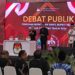 Debat Publik Pilkada, Dhito : Kami Akan Berikan Reward Penangkap Money Politic, Deny : Kita Akan Serahkan Pengisian Perangkat Desa Ke Kades