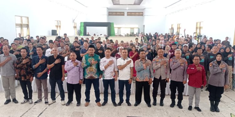 KPU Kab Kediri Gelar Simulasi Pemungutan dan Penghitungan Suara Pilkada 2024