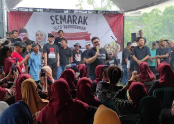 Pedagang Soto Branggahan Gelar Nyoto Bareng Mas Dhito