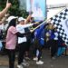 Gaungkan Hidup Sehat warga Kota Kediri, Vinanda – Gus Qowim Gelar Fun Run di Kampanye Akbar
