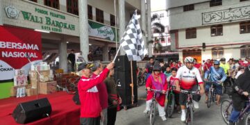 Ponpes Wali Barokah Gelar Gowes Senang Gembira, Peringati Hari Pahlawan
