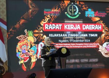 Buka Rakerda Kejati Jatim 2024, Kajati Sampaikan Pentingnya Penegakan Hukum Yang Humanis
