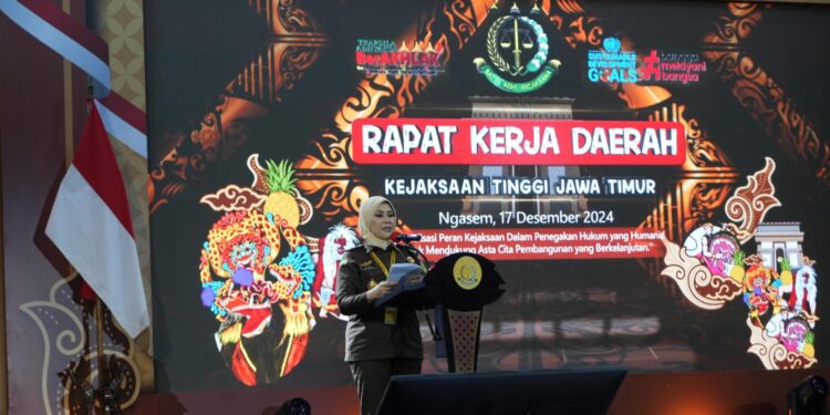 Buka Rakerda Kejati Jatim 2024, Kajati Sampaikan Pentingnya Penegakan Hukum Yang Humanis