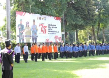 Gelar Upacara Peringatan Hari Bela Negara ke-76, Sekda Kota Kediri Gelorakan Bela Negara Untuk Wujudkan Indonesia Maju