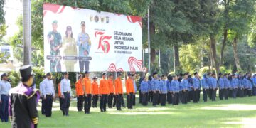 Gelar Upacara Peringatan Hari Bela Negara ke-76, Sekda Kota Kediri Gelorakan Bela Negara Untuk Wujudkan Indonesia Maju