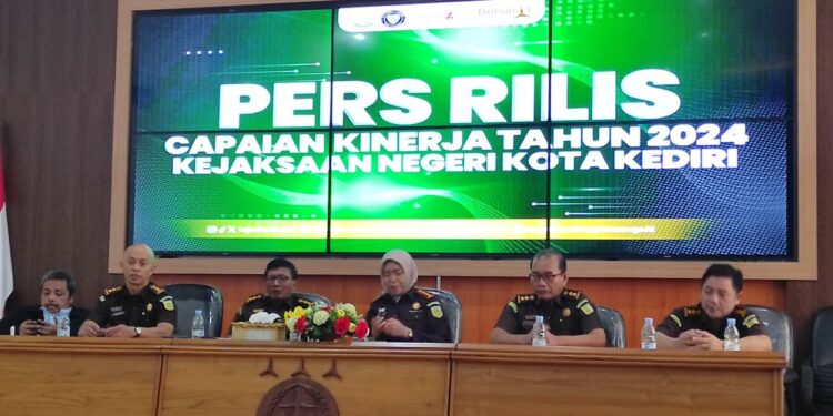 Kejaksaan Negeri kota Kediri Gelar Release Akhir Tahun, Ini Pencapaiannya