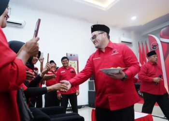 HUT PDI Perjuangan ke-52, Mas Dhito Ajak Struktur Partai Solidkan Barisan
