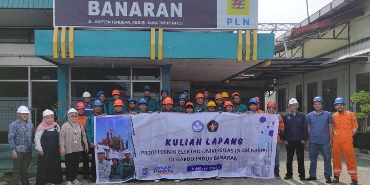 Mahasiswa Teknik Elektro Uniska Kediri Belajar Langsung di Gardu Induk Banaran: Sinergi Teori dan Praktik