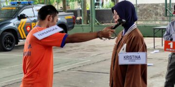 Satreskrim Polres Kediri Gelar Rekonstruksi Pembunuhan Pandantoyo Kediri