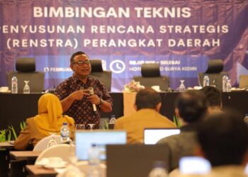Bappeda dan Inspektorat Kota Kediri Gelar Bimtek Penyusunan Renstra, Ini Tujuannya