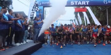 Ribuan Pelari Meriahkan Tetralogi East Java Running Festival di Kota Kediri