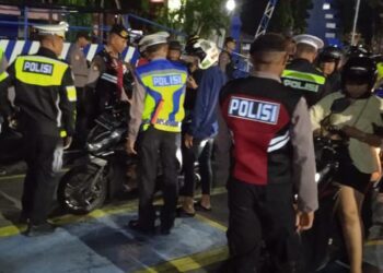Polres Kediri Kota Gelar Apel Cipta Kondisi, 77 Pelanggar Ditindak dalam Razia Multi Sasaran