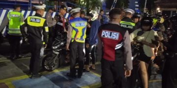 Polres Kediri Kota Gelar Apel Cipta Kondisi, 77 Pelanggar Ditindak dalam Razia Multi Sasaran
