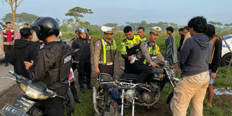 Satlantas Polres Kediri Razia Balap Liar, Ini Hasilnya