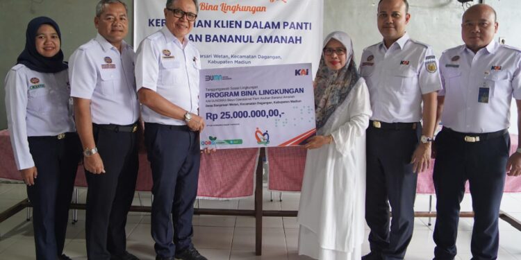 Dukung Kesejahteraan Sosial Masyarakat, KAI Daop 7 Madiun Telah Gelontorkan 666 Juta untuk Program TJSL