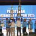 UNP Kediri Berjaya, Juara Umum Dalam Ajang Nasional Mahasiswa 2025 Di Madiun
