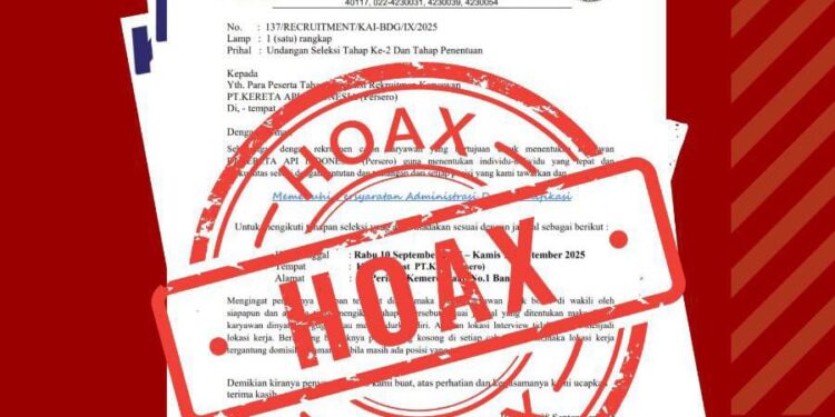 KAI Daop 7 Madiun Ingatkan Masyarakat untuk Waspada Penipuan Berkedok Rekrutmen Pegawai KAI