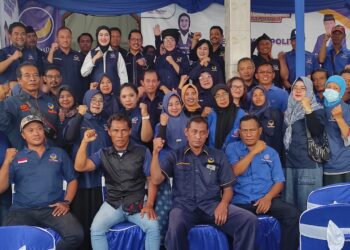 Gelar Konsolidasi dan Aksi Sosial Tandai HUT ke-14, NasDem Kabupaten Kediri Targetkan 6 Kursi​