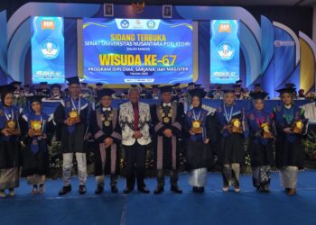 Mahasiswa UNP Inna Fatahna Raih IPK Sempurna, UNP Kediri Lepas 1.406 Wisudawan di Wisuda ke-67