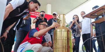 Pertamina, Polres Kediri Kota dan Disperindag Kota Kediri Sidak SPBU, Pastikan Mutu dan Kuantitas BBM Sesuai Standar