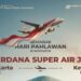 Moment Hari Pahlawan Tandai Penerbangan Perdana Super Air Ket Kediri – Jakarta di Bandara Dhoho Kediri