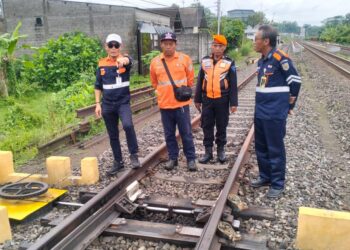 Minimalisir Potensi Bahaya, KAI Daop 7 Madiun Periksa Jalur Talun–Garum Di Blitar