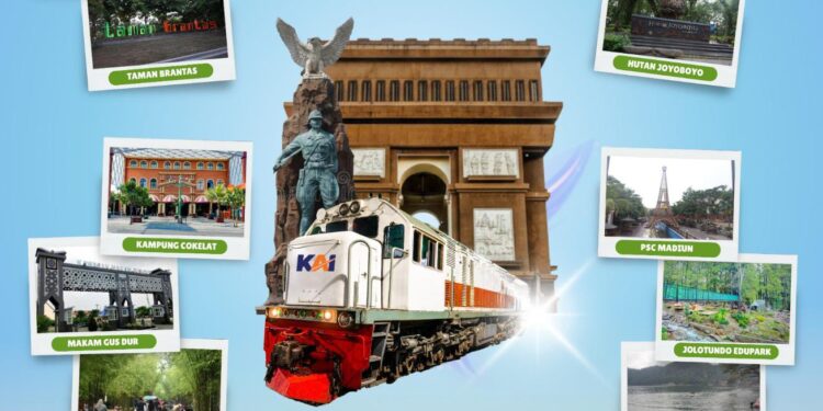 KAI Daop 7 Madiun Ajak Masyarakat Keliling Dunia Tanpa Paspor Dengan Kereta Api Wisata Daerah Melalui Program Rail Tour Jawa Timur