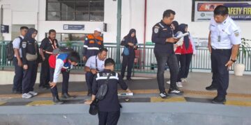 Jelang Nataru KAI Daop 7 Madiun bersama DJKA Laksanakan Inspeksi Keselamatan dan Pelayanan