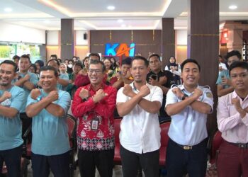 KAI Daop 7 Madiun Ajak Masyarakat Sosialisasikan Gerakan Anti Pelecehan Seksual di Lingkungan Kereta Api