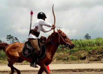 Ratusan Atlet Dari 17 Provinsi Ikuti Kejuaraan Nasional Horseback Archery (HBA) Di Gunung Kelud