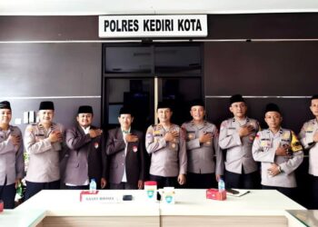 ​Pemuda LDII Ikuti Rakor Dai Kamtibmas Polda Jatim di Ruang Comand Center Polres Kediri Kota