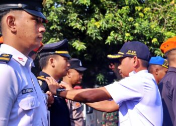 Apel Gelar Pasukan Angkutan Nataru 2025/2026, Daop 7 Madiun Siap Melayani Penumpang Kereta Api