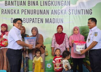 Peduli Kesehatan, KAI Daop 7 Madiun Salurkan Bantuan TJSL 57,5 Juta Dukung Percepatan Penurunan Stunting